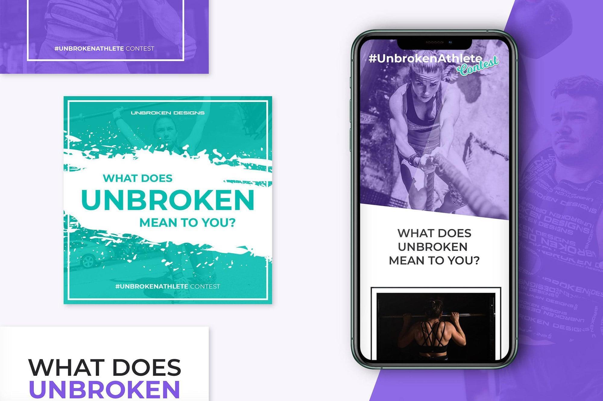 Unbroken Designs Social Campaign